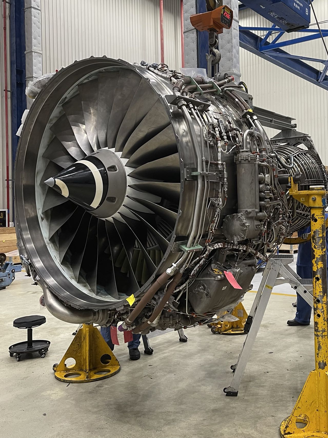 STAE V2500 Engine Test Cell Run Inspection